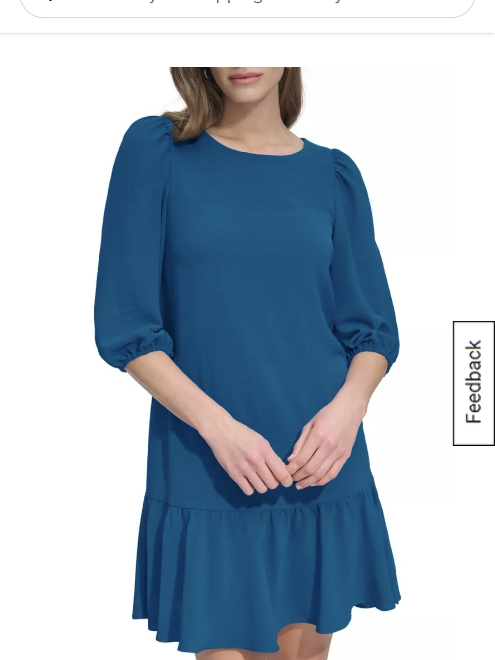DKNY Dark Green Shift Dress DRESS ON MODEL FOR STYLE ONLY!!!